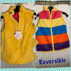 Hanna Andersson NWT Reversible vest Kids